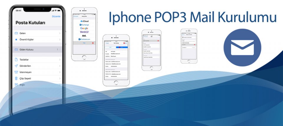 iPhone, iOS POP3 Mail Kurulumu